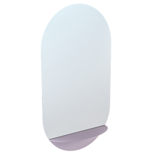 Specchio Ovale con mensola